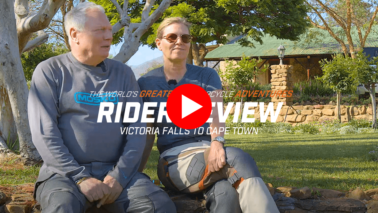 Riders review their time with Ride Expeditions on the Vic Falls to Cape Town tour