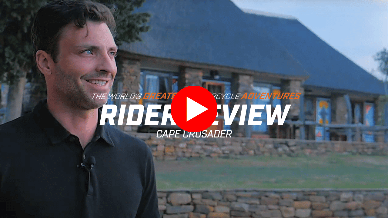 Cape Crusader Rider Reviews YouTube Video